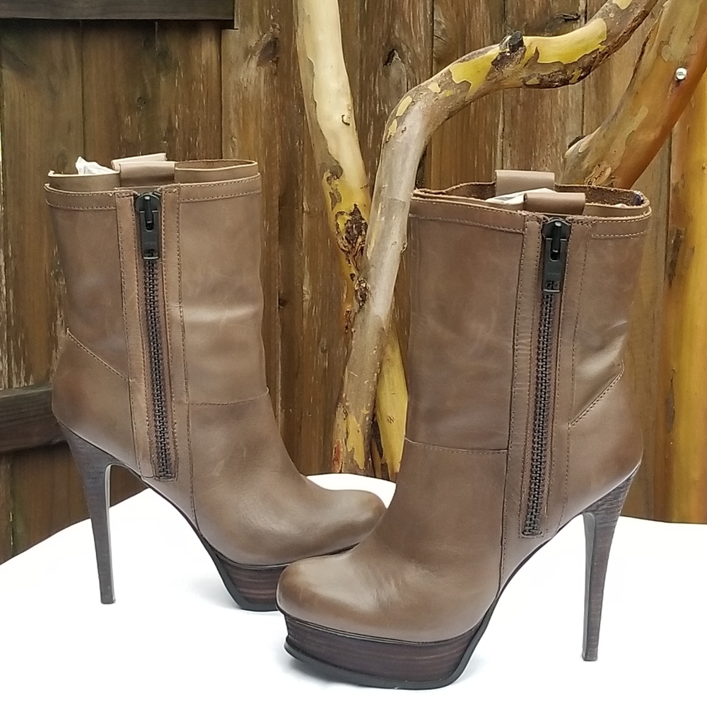 Calvin Klein  platform boots  size 8.5